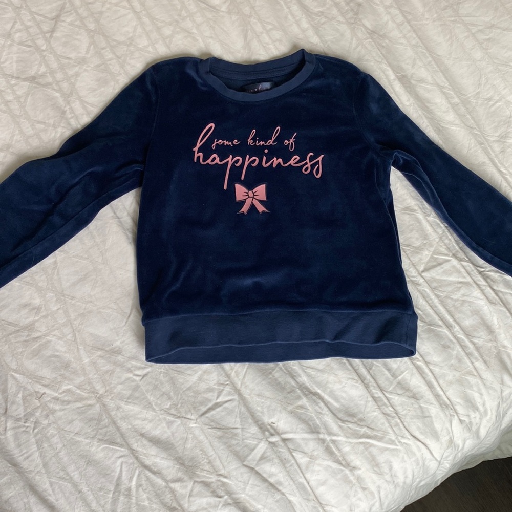Velvet sweatshirt 4T
